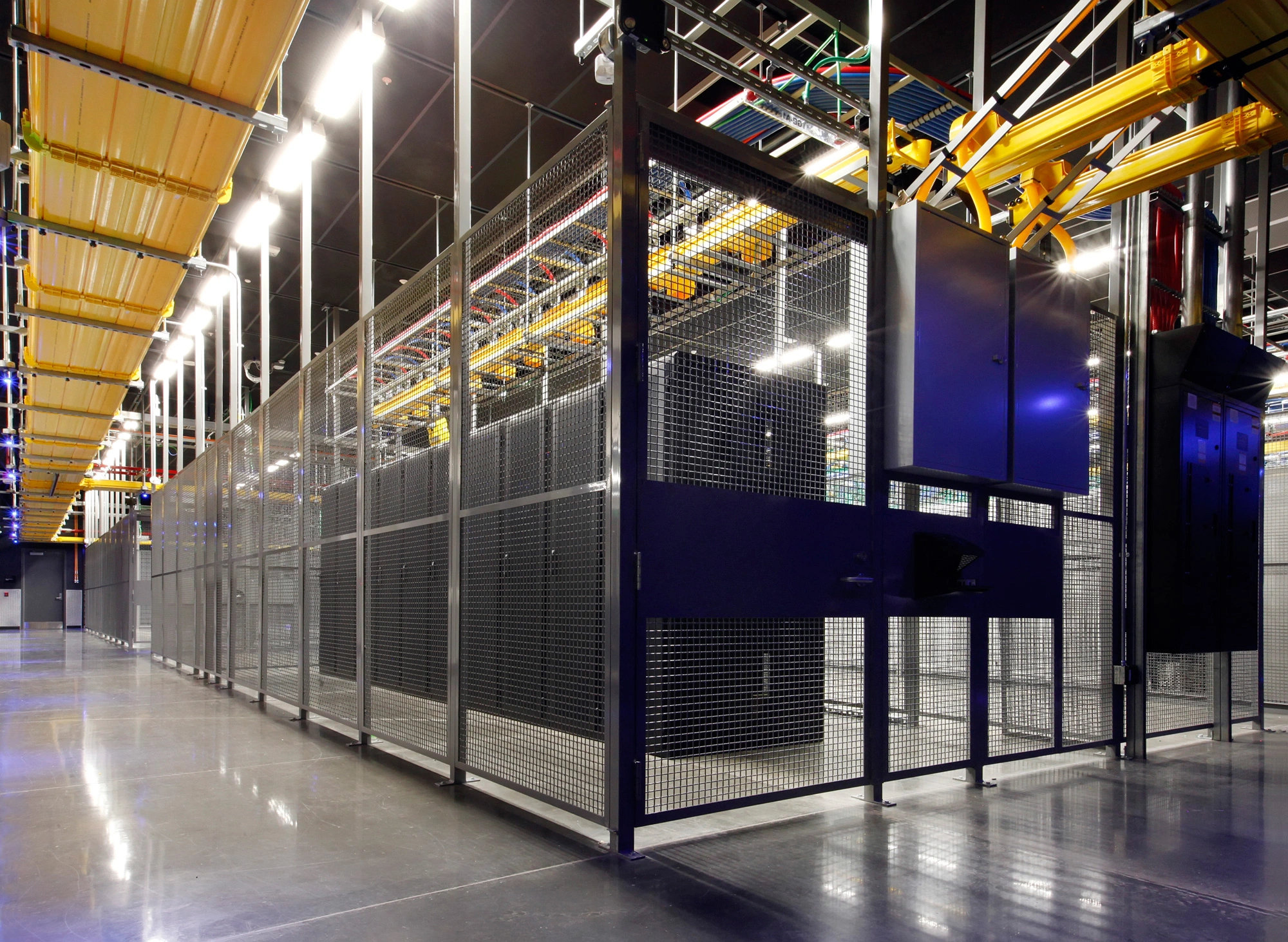 Private cage with dedicated racks