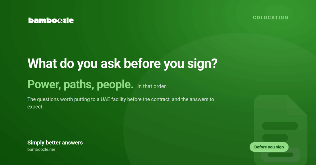 What to Ask Your Colocation Provider Before You Sign