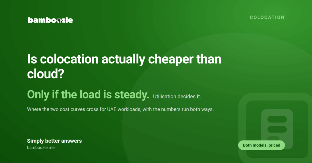 Colocation vs Cloud in the UAE: The Real Cost Comparison