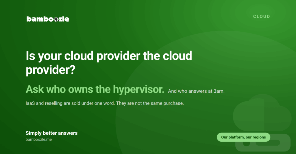 Enterprise Cloud Infrastructure in the UAE. IaaS vs Reseller VPS