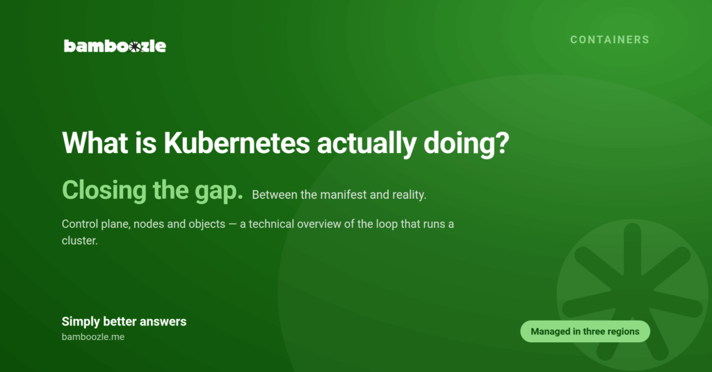 Kubernetes. A basic technical overview.