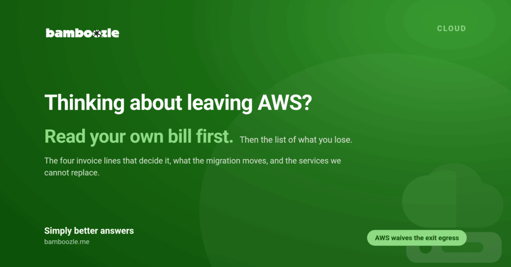 Leaving AWS for a UAE Cloud: What Changes, What It Costs, What You Give Up