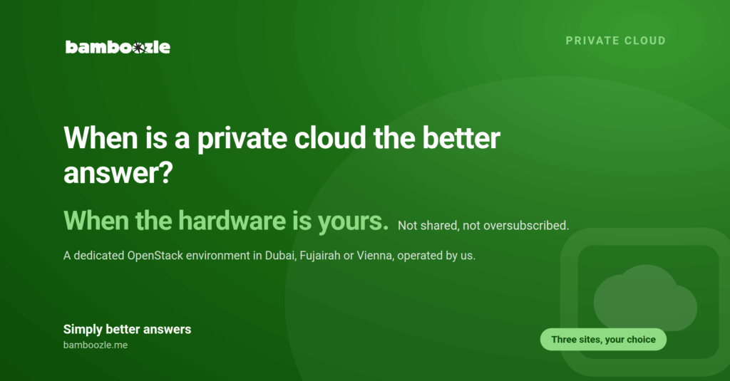 Managed Private Cloud vs Public Cloud. The Enterprise Perspective