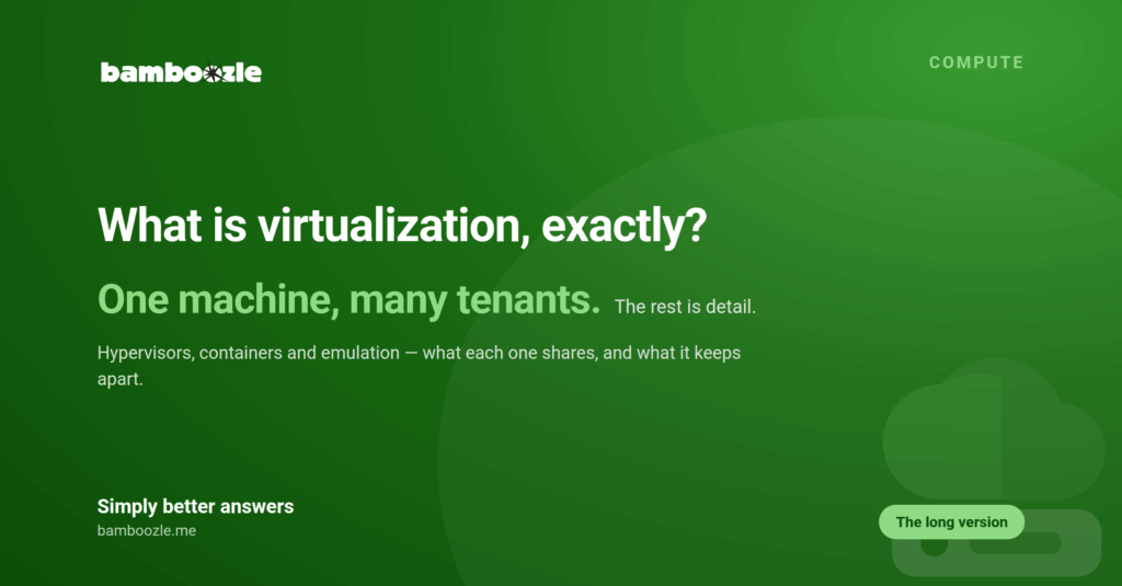 What is Virtualization