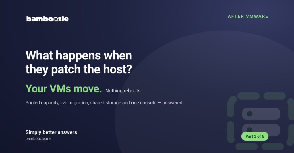 What Replaces a vSphere Cluster